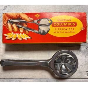 Vintage Westmark Columbus Egg Slicer Original Packaging West Germany 1950s